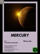 Mercury piano sheet music cover